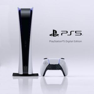 مجموعه کنسول بازی سونی مدل PlayStatio 5 Digital Edition ظرفیت 825 گیگابایت به همراه دسته اضافی