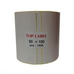 لیبل (برچسب) کاغذی تک ردیفه Paper Label 50×100