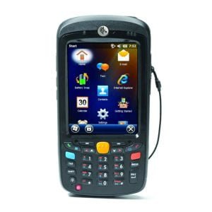 هندهلد صنعتی ویندوز موبایل همراه کابل رابط و شارژر  Zebra MC55A0